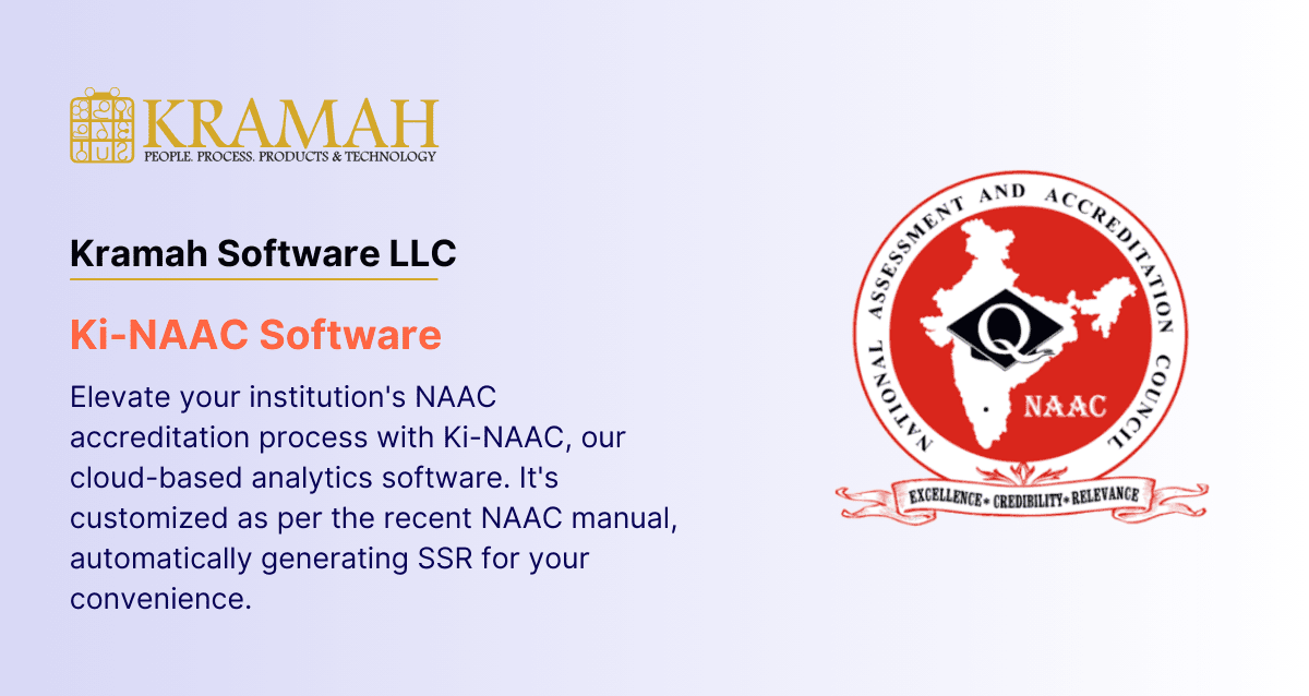 Accreditation Analytics Software by Kramah Software