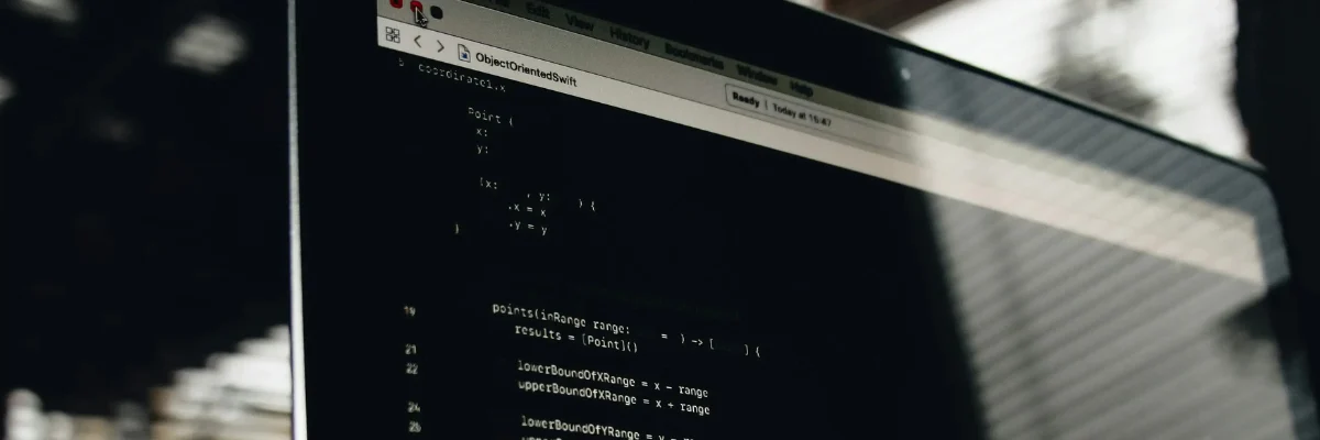 image contain Computer screen with written some code on it.