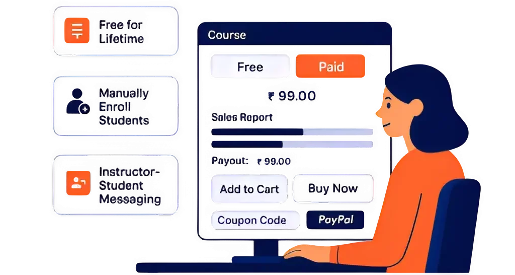 Monetization & Enrollment Engine​ of learning management system