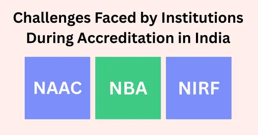 Challenges Face By Institutions During Accreditation India